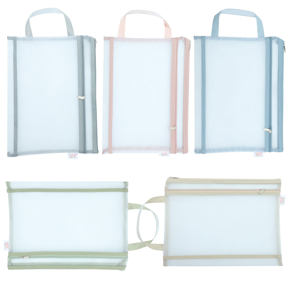 5 Bestandsopbergtas A4 Papieren Plastic Dubbellaags-image