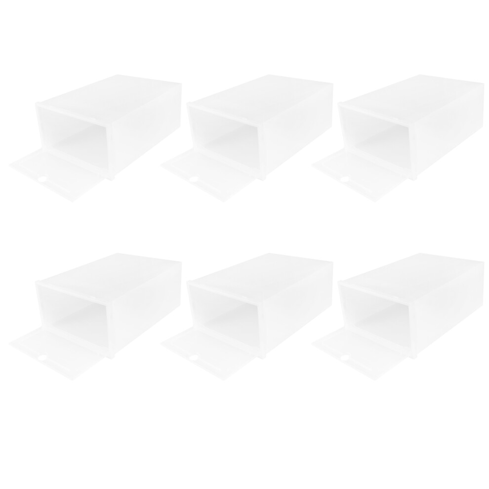 6-Delige Opbergdoos Sneakers Witte Clamshell-image