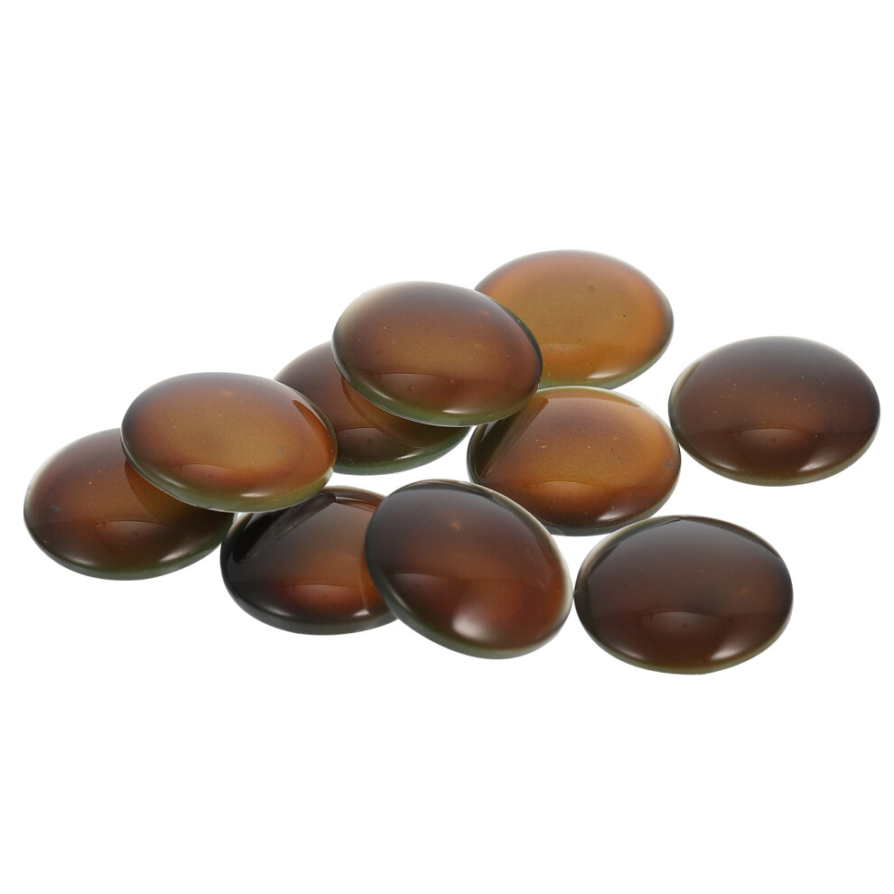10St Thermochrome Edelsteen Kale Steen Hartvormig-image