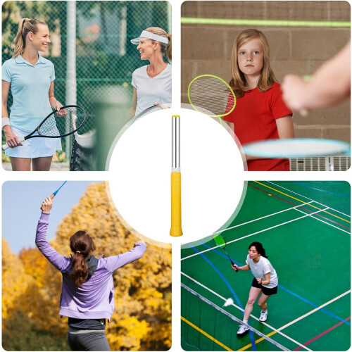 Badminton Trainer Rod - Badminton Swing Trainer for Beginners, Lightweight Training Device, Robust Material, Adjustable Length 2