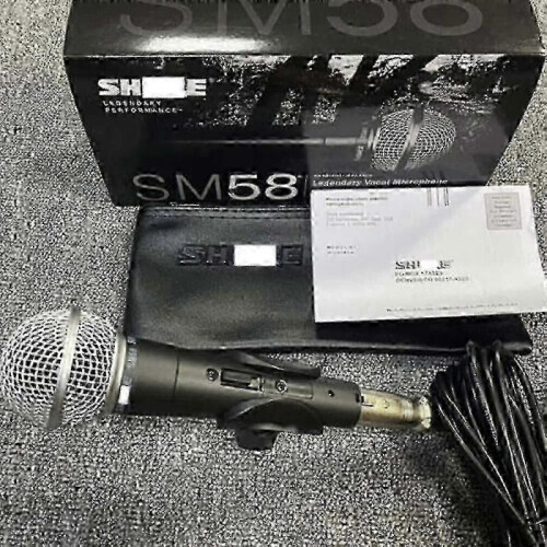 SM58 Dynamic Vocal Microphone - Wired Mic with Switch and Cable 2