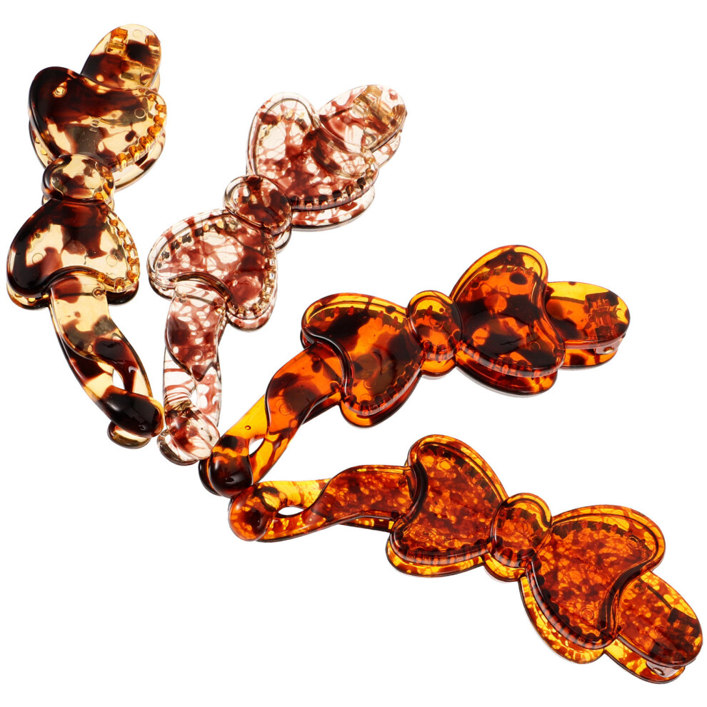 4-Delige Haarclipset Met Harsdichte Krulspelden Voor Dames-image