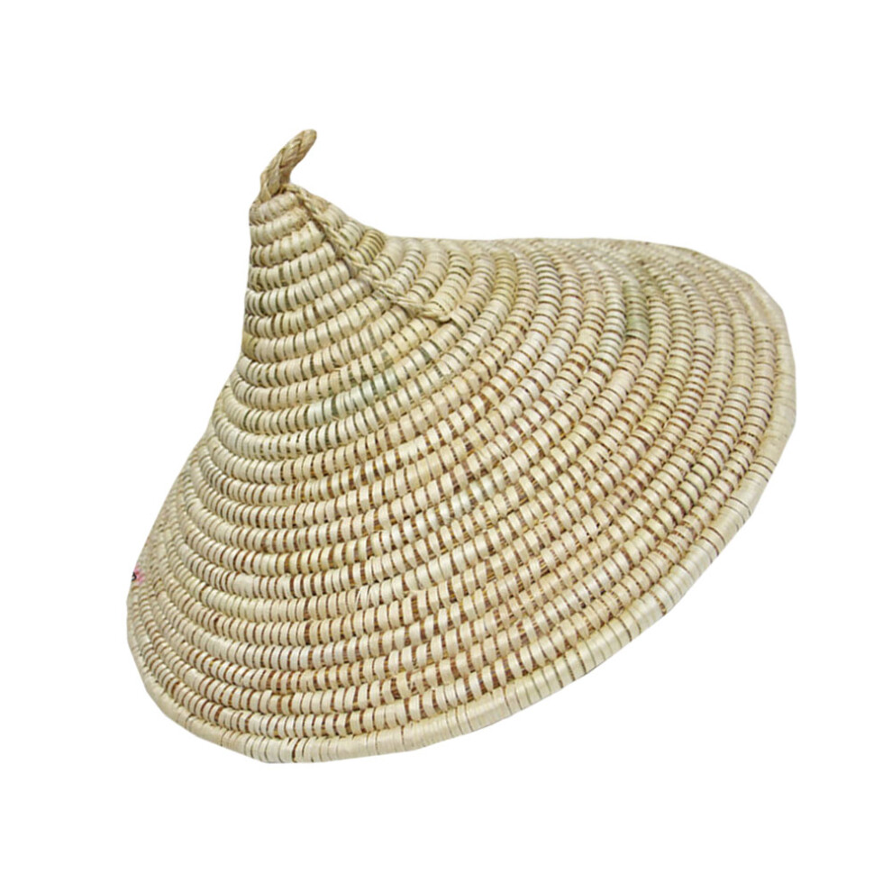 1 St Strohoed Potdeksel Natuurlijke Gebreide-image