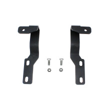 LED Light Pod Metal Hood Mount Bracket Kit for 2005-2015 Toyota Tacoma - Ditch Light Brackets in Black Finish
