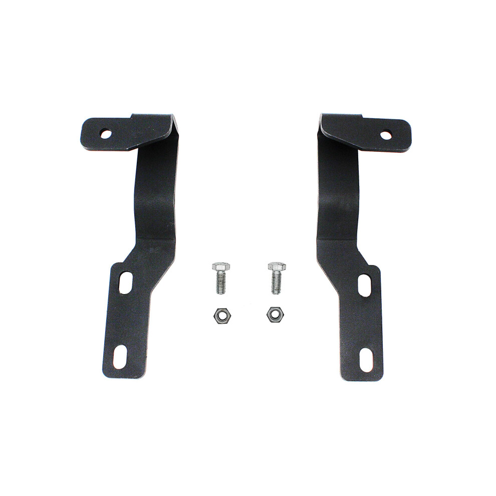 Led Pod Metal Hood Mount Bracket Kit For 2005-2015 Toyota Tacoma - Ditch Brackets In Finish Light/Black 6482260931111