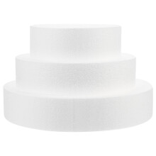 3Stk Weiße Kuchenmodell Attrappe Für Hochzeit
