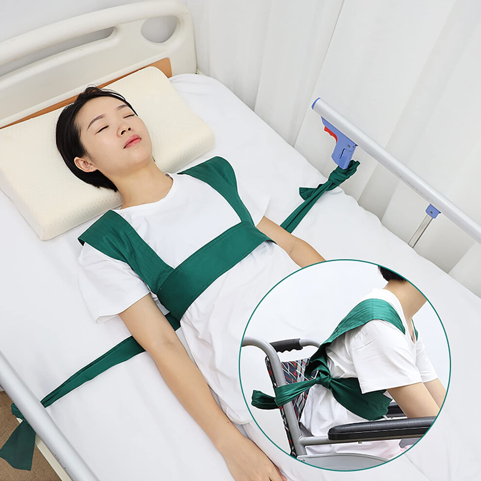 Sturdy Shoulder Restraint Belt for Elderly, Adjustable Anti-Restlessness Chest Strap for ICU Patients and Wheelchair Safety