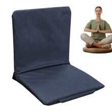Foldable Travel Pillow with Waterproof Stadium Seat Cushion, Portable and Lightweight for Fishing and Outdoor Activities in Purple-Blue