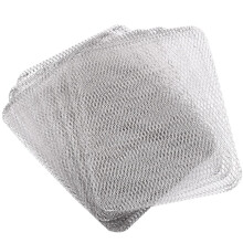 20PCS Disposable Grill Topper Nonstick BBQ Grill Mats Aluminum Mesh Liners 15x12 Inch for Outdoor Cooking