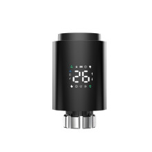 Smart Radiator Actuator TRV Programmable Thermostatic Radiator Valve Remote Temperature Controller, 1413e-b Model, App Compatible