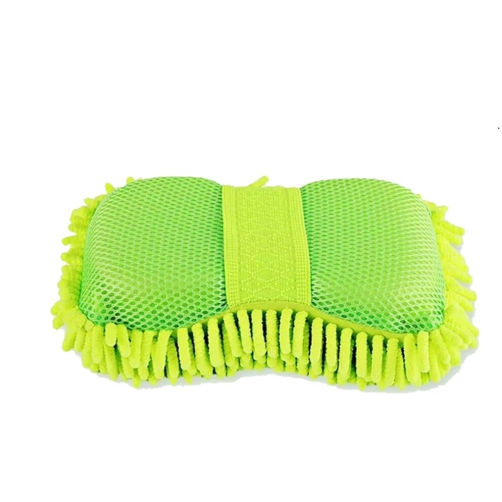 Microfiber Car Washer Sponge Brush Cleaning Towel Set 1/4Pcs Auto Detailing Accessories 1Pcs Soft Material Green 6482260932583