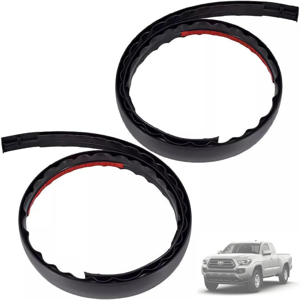 2Pcs Roof Molding Drip Weatherstrip Trim Seal Kit For Toyota Tacoma Double Cab 2005-2015 Compatible With 75561-02020 75552-04061 75551-04063 6447073928208
