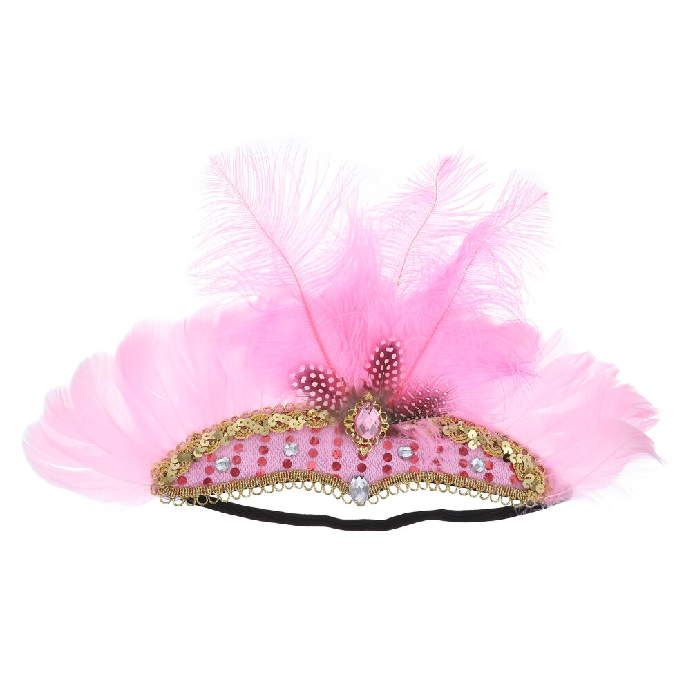 Headdress Headband Sequin Hair Party Cosplay Headdress-image