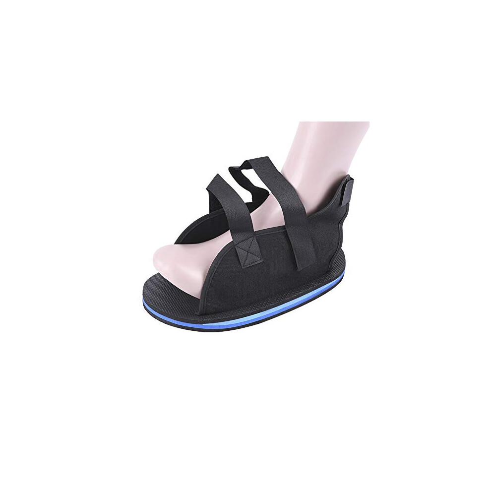 Cast Shoes for Post Operation Surgery - Open Toe Adjustable Gypsum Shoe for Foot Fracture Recovery - Anti-Slip Valgus Orthoshoes