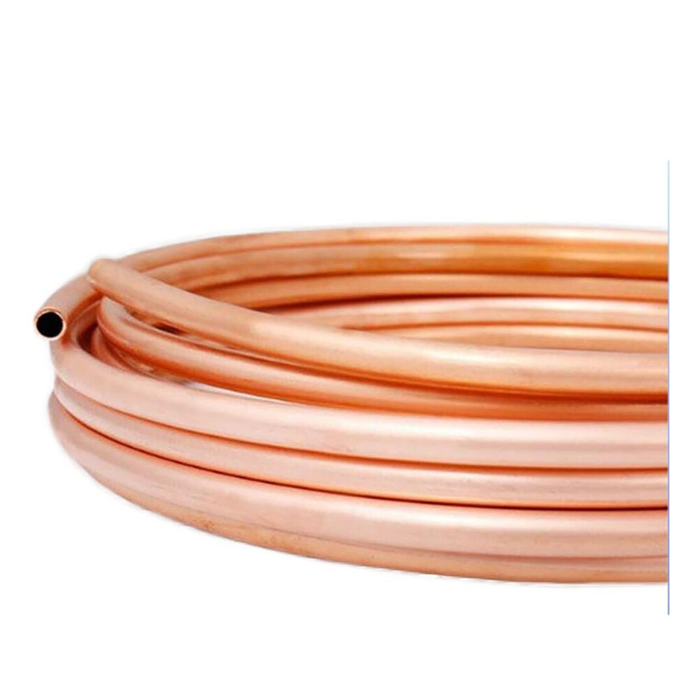 Copper Wire Solenoid 2M 4Mm X 1Mm T2 Soft Copper Tube Wire 99.9% Pure Electrical Conductivity Flexible Copper Wire 6447073929366