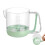 Multifunctional Egg Beater Cup, Hand-Push Mixer with Precise Scale for Modern Kitchens, Easy to Use Green 1