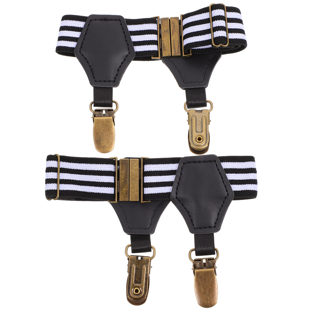 1 Paar Jarretelgordel Wit Miss Verstelbaar De Ketting Nylon-image