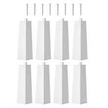 Corner Protectors for Coating - 8 x Aluminium Corner Cladding with Nails for Industrial Material Protection