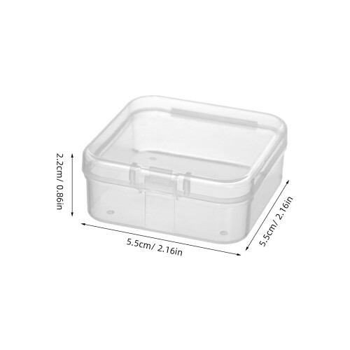 Clear Plastic Storage Boxes For Beads Jewelry Crafts 20 Set 2