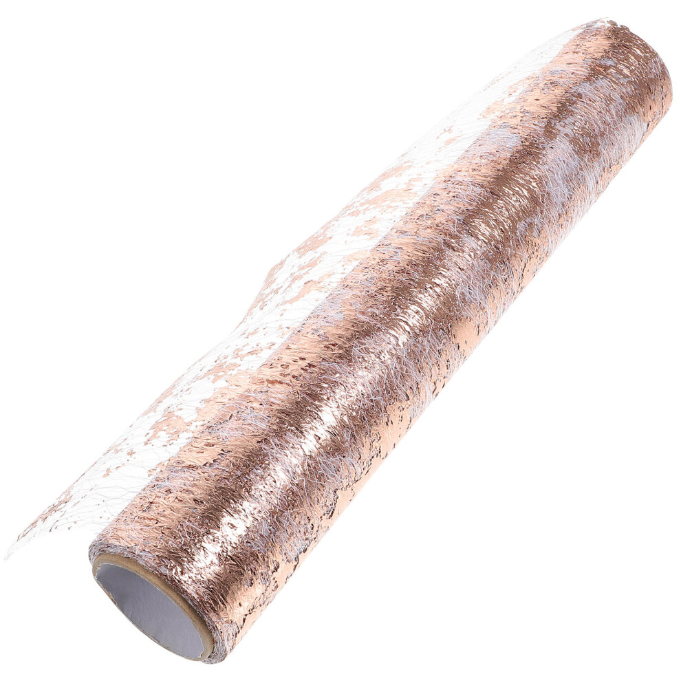 Tafelloper Bedekt Met Bloemengaas Scrollwiel-image