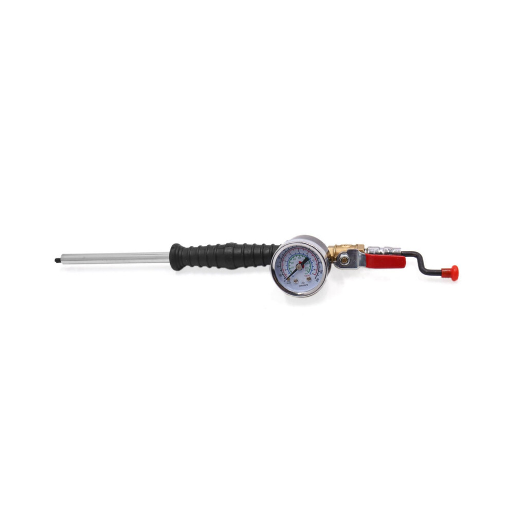 Portable Quick Connector Tire Inflator Air Chuck With Pressure Gauge For Truck And Car Tires - Durable And Easy To Use 6482260935010