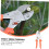 Professional Gardening Scissors Pruning Shears with Bypass Blade for Fruit Trees, Heavy-Duty Multi-Function Garden Scissors 5
