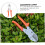 Professional Gardening Scissors Pruning Shears with Bypass Blade for Fruit Trees, Heavy-Duty Multi-Function Garden Scissors 3