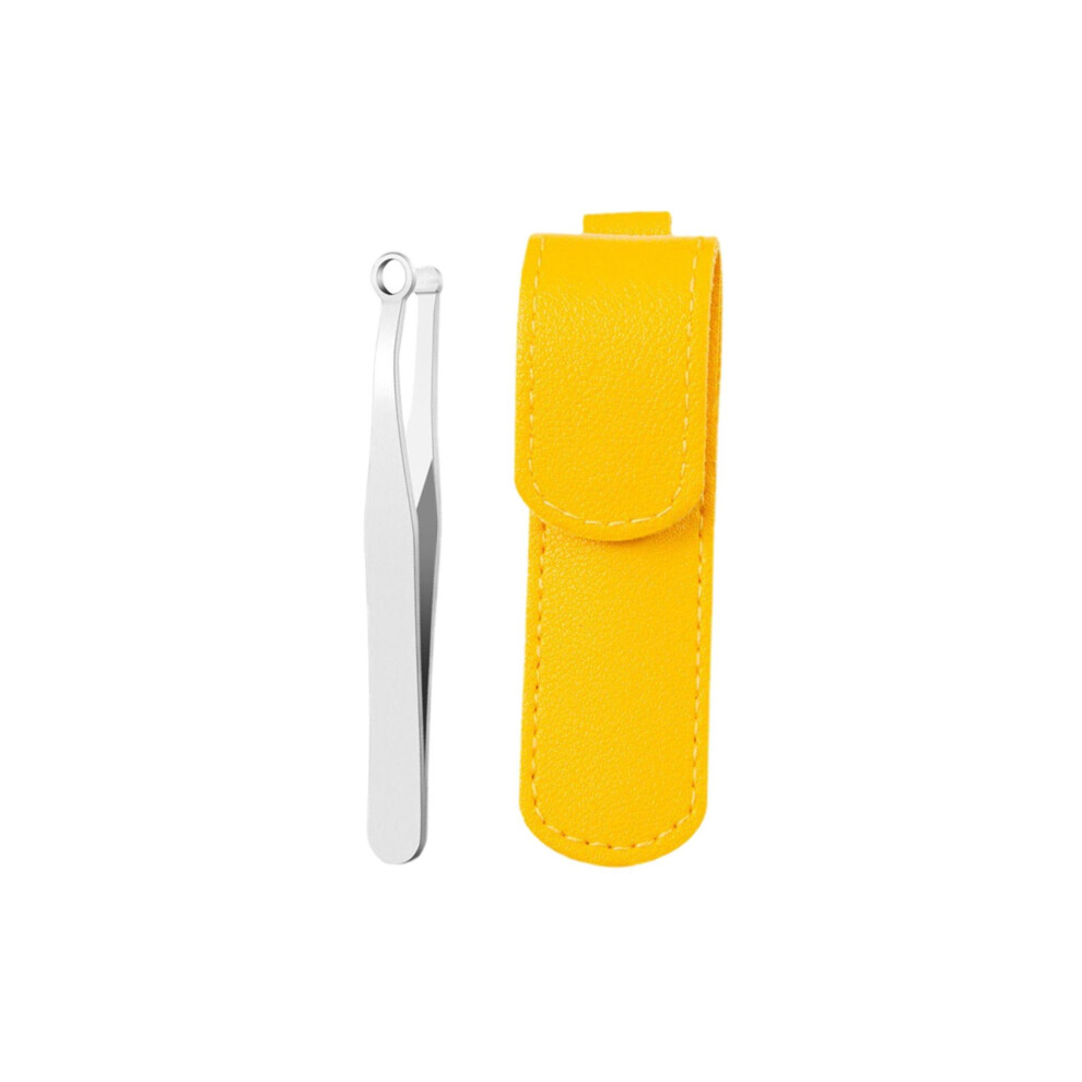 Nose Hair Tweezers Round Tip Water Resistant for Body Facial Eyebrow