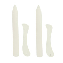 Folding Bones for Paper Crafting - Pack of 4, Durable Tool for Bookbinding, Origami, and Folder Kits
