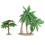 15Pcs Artificial Green Simulation Trees Plastic Miniature Decor 1