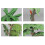 15Pcs Artificial Green Simulation Trees Plastic Miniature Decor 3