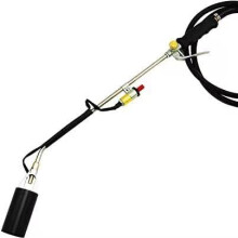 Propane Torch Weed Burner Heavy Duty Flamethrower 1800000 BTU with Push Button Igniter and Work Gloves for Outdoor Use