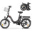 SameBike Bicicleta Elétrica Dobrável - SAMEBIKE - CY20-FT-BK - 250W - 20 Polegadas - Autonomia 60-110 km 1