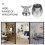 Angel Shape Pet Urn Box Stainless Steel 1pack 8