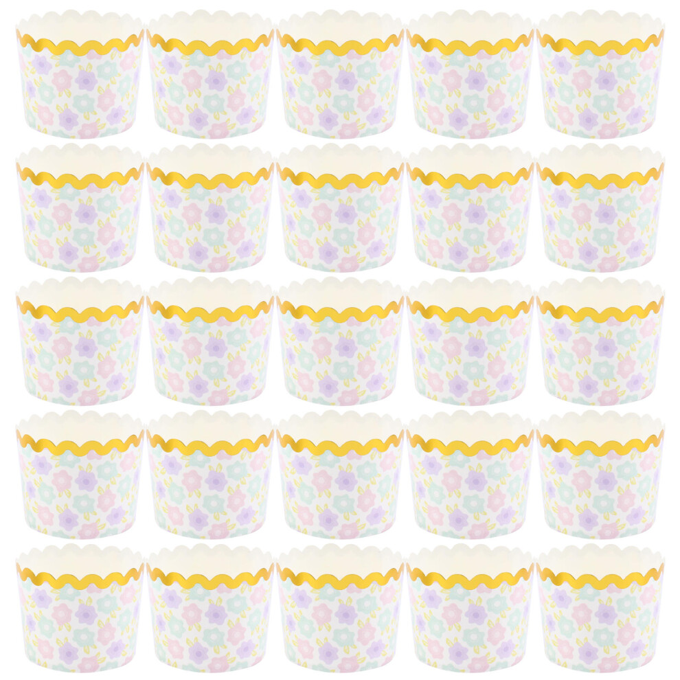 50 Stuks Cakepapieren Bakvorm Met Antiaanbaklaag-image