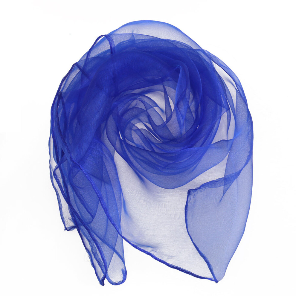 6 Colors Hemmed Square Juggling Dance Gauze Scarves-image