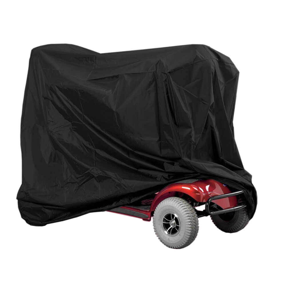 Mobility Scooter Cover Waterproof Outdoor 210D Oxford Dust Cover for Storage Black 67x24x46 Inches