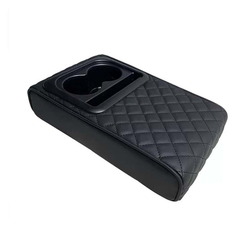 Car Armrest Box Heightening Pad For Lexus Gx460 2014-2023, Soft Pu Leather Center Console Cover, Breathable Design 6038364559289