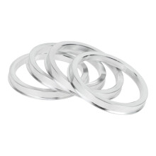 Hub Centric Rings 71.6mm ID to 84.1mm OD Aluminum Alloy Wheel Hub Rings for Vehicle Compatibility - 4 Pcs