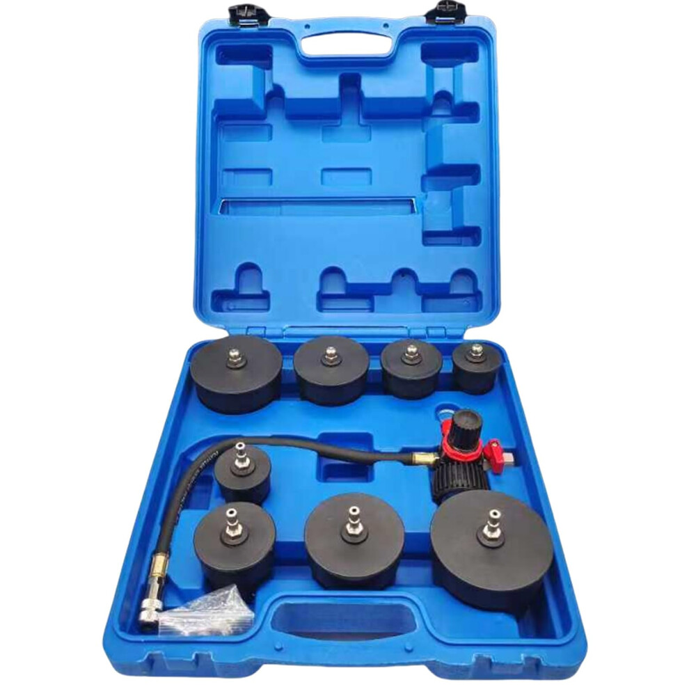 Turbo System Leakage Tester Kit - 10 Pcs Turbocharger Air Pressure Test Tool For Automotive Diagnostics And Leak Detection 6447073932939