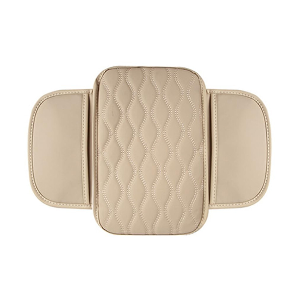 Car Center Console Cover For Bmw X1 F48 2016-2022 Waterproof Armrest Seat Box Cover Comfortable Interior Accessory Beige 6482260936864
