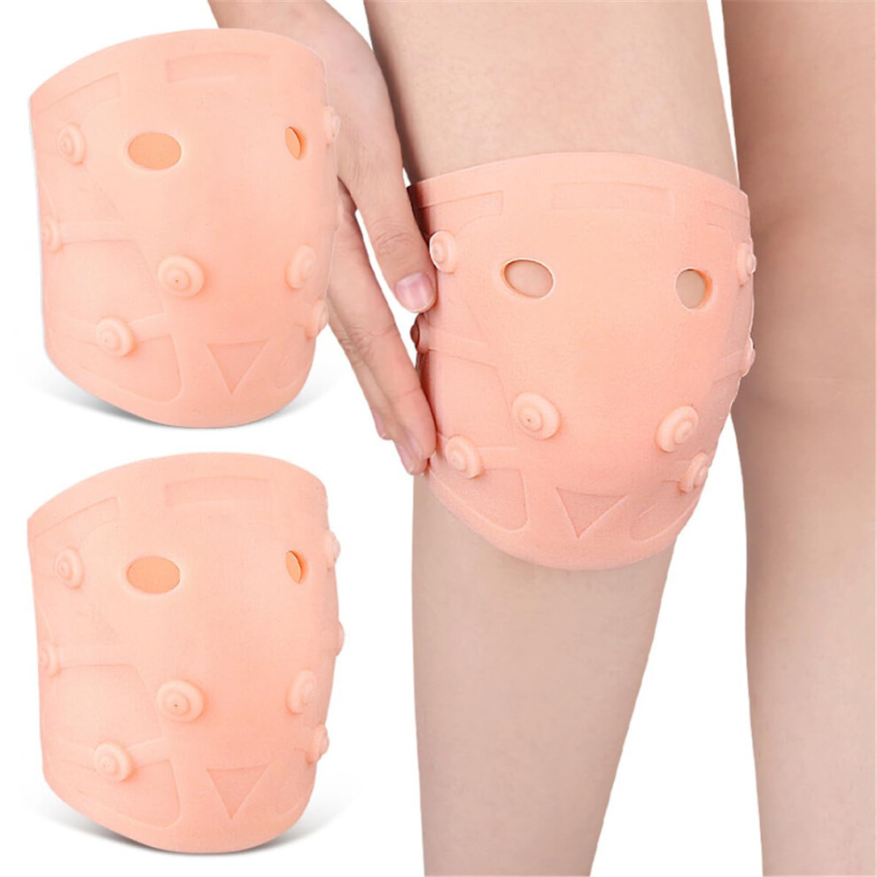 Silicone Knee Braces for Pain Relief, Magnetic Compression Sleeve Support for Meniscus Tear, ACL MCL Injury Recovery, Thickened Patella Pads