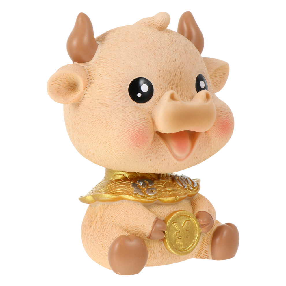 1Pc Ornamenten Hars Nieuwjaarsauto De Bel-image