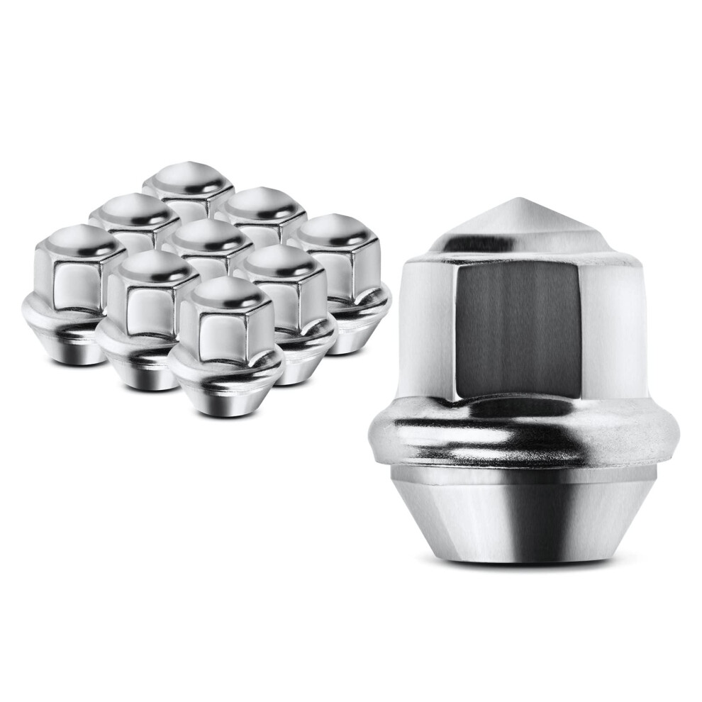 M12-1.50 Wheel Lug Nuts Set For Ford Escape Fusion Focus Ranger Ecosport Transit Connect Lincoln Mkz Mkc 10 Pieces 6038364559890