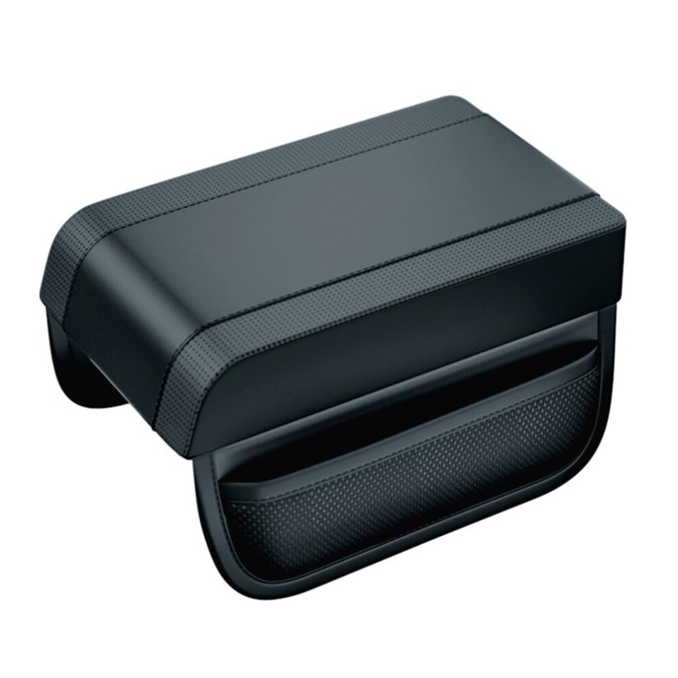 Universal Car Armrest Pad For Volkswagen Id.3 Id.4 Id.5 Id.6 Leather Waterproof Center Console Cover Black 6038364560209