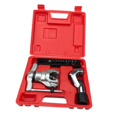 Pipe Expander Manual Flaring Tool Set for Copper and Exhaust Pipes, Eccentric Swaging Tool, British System Compatible