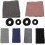 Nylon Replacement Cloth for Beach Chairs, Weather-Resistant, Black, Includes Elastic Ropes, Durable and Comfortable 4