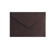 Wedding Invitations Pack of 10 with Hemp Fabric Envelopes - Eco-Friendly Greeting Cards for Rustic Weddings