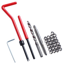 Complete Thread Repair Tool Set 30pc Kit for Car Repairs, Includes Thread Inserts, Durable Steel, Universal Compatibility