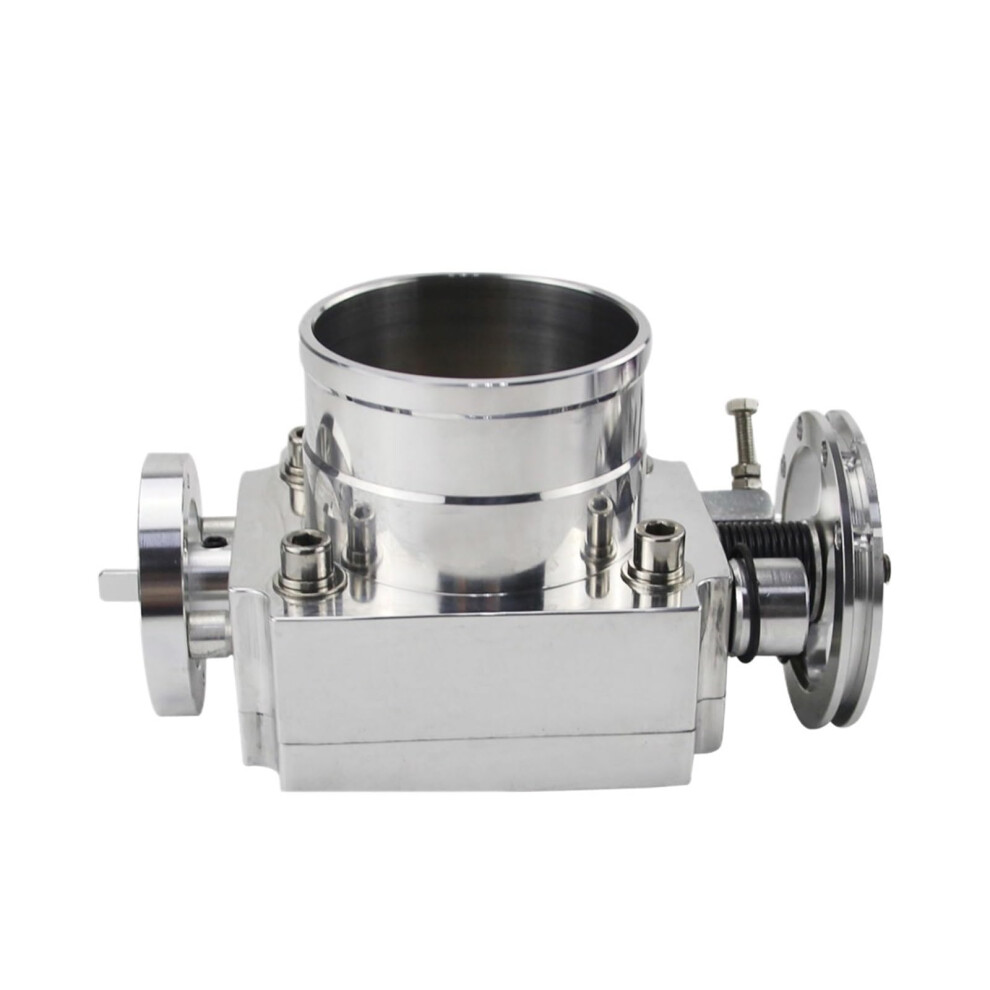 Racing 65Mm Throttle Body Performance Intake Manifold Billet Aluminum High Flow Wlr6965 Compatible With Performance Engines Silver 6482260937618